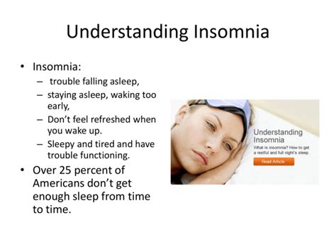 insomnia definition psychology quizlet